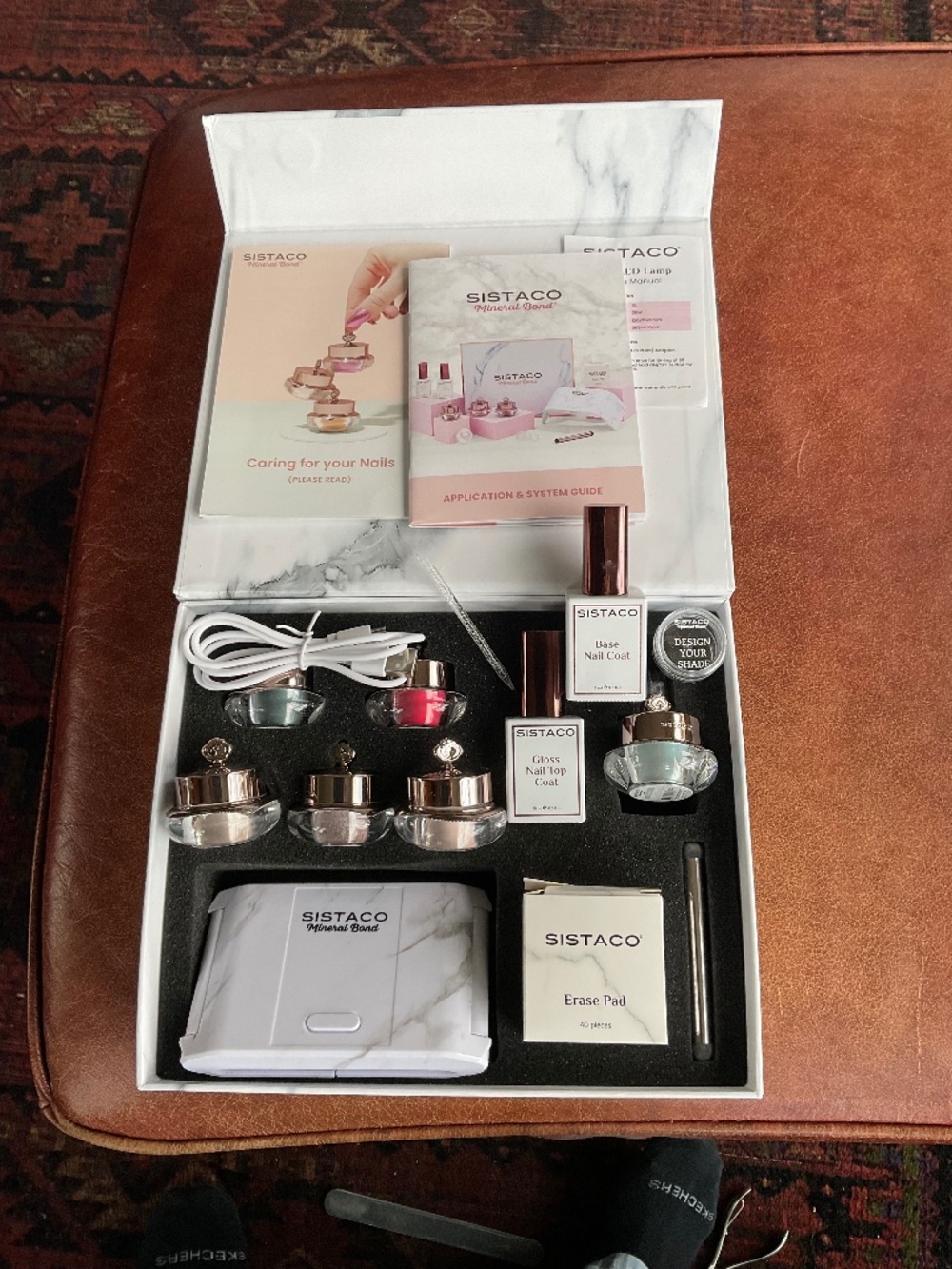 S1$t@c0 Mineral Bond Nail Kit 5 Colors!